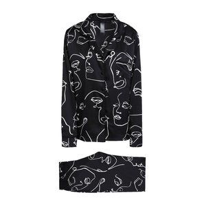 NWT Bluebella LEON face print satin pajamas set - Size 3X 16